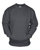 Badger Unisex Pocket Crewneck Sweatshirt
