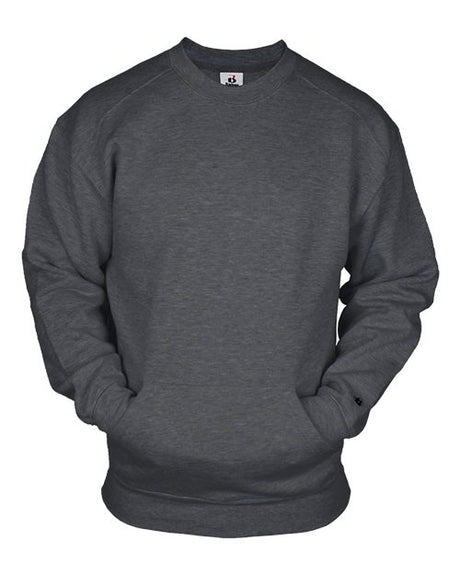 Badger Unisex Pocket Crewneck Sweatshirt