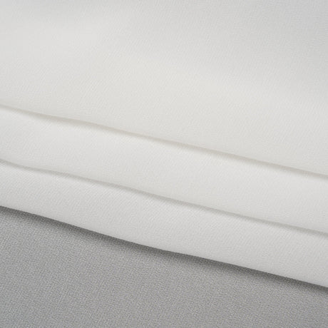 Viscose Georgette - Off White - Famous Australian Designer Deadstock