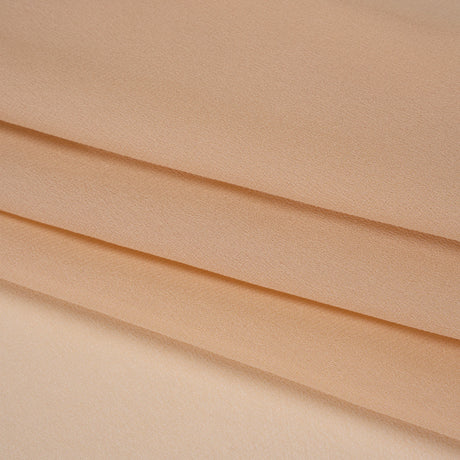 Viscose Georgette - Nude - Famous Australian Designer Deadstock