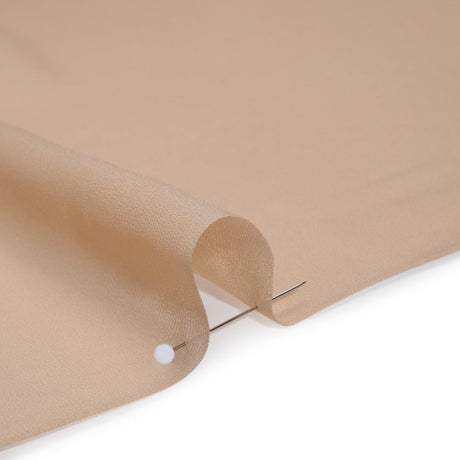 Viscose Georgette - Nude - Famous Australian Designer Deadstock