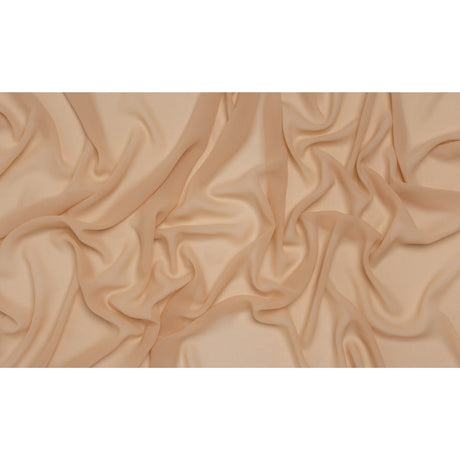 Viscose Georgette - Nude - Famous Australian Designer Deadstock