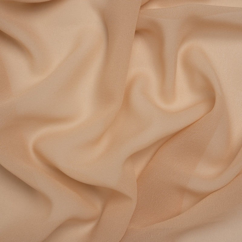 Viscose Georgette - Nude - Famous Australian Designer Deadstock