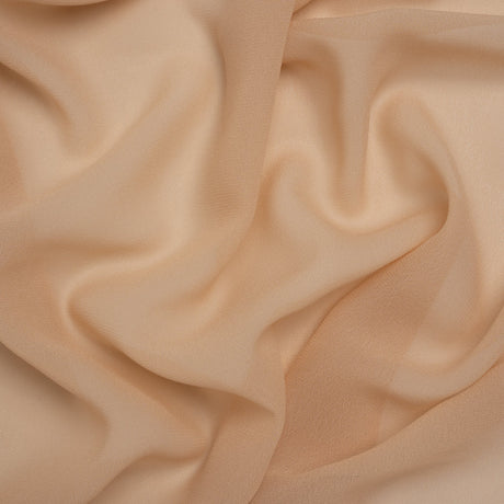 Viscose Georgette - Nude - Famous Australian Designer Deadstock