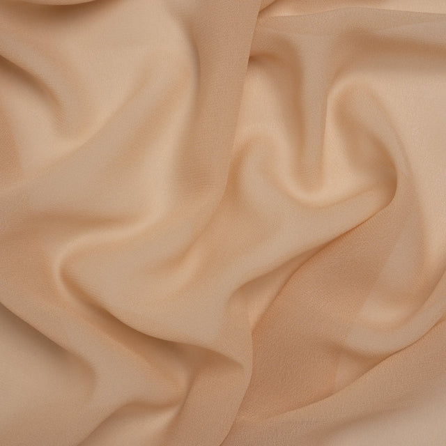 Viscose Georgette - Nude - Famous Australian Designer Deadstock