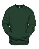 Badger Unisex Pocket Crewneck Sweatshirt