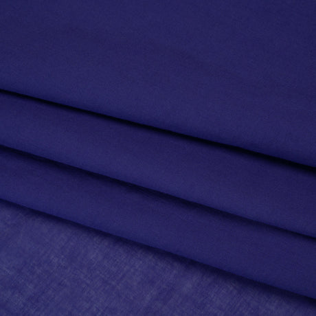 Cotton Voile Lining - Ultramarine Blue - Famous Australian Designer Deadstock