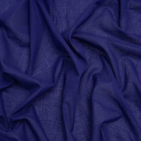 Cotton Voile Lining - Ultramarine Blue - Famous Australian Designer Deadstock