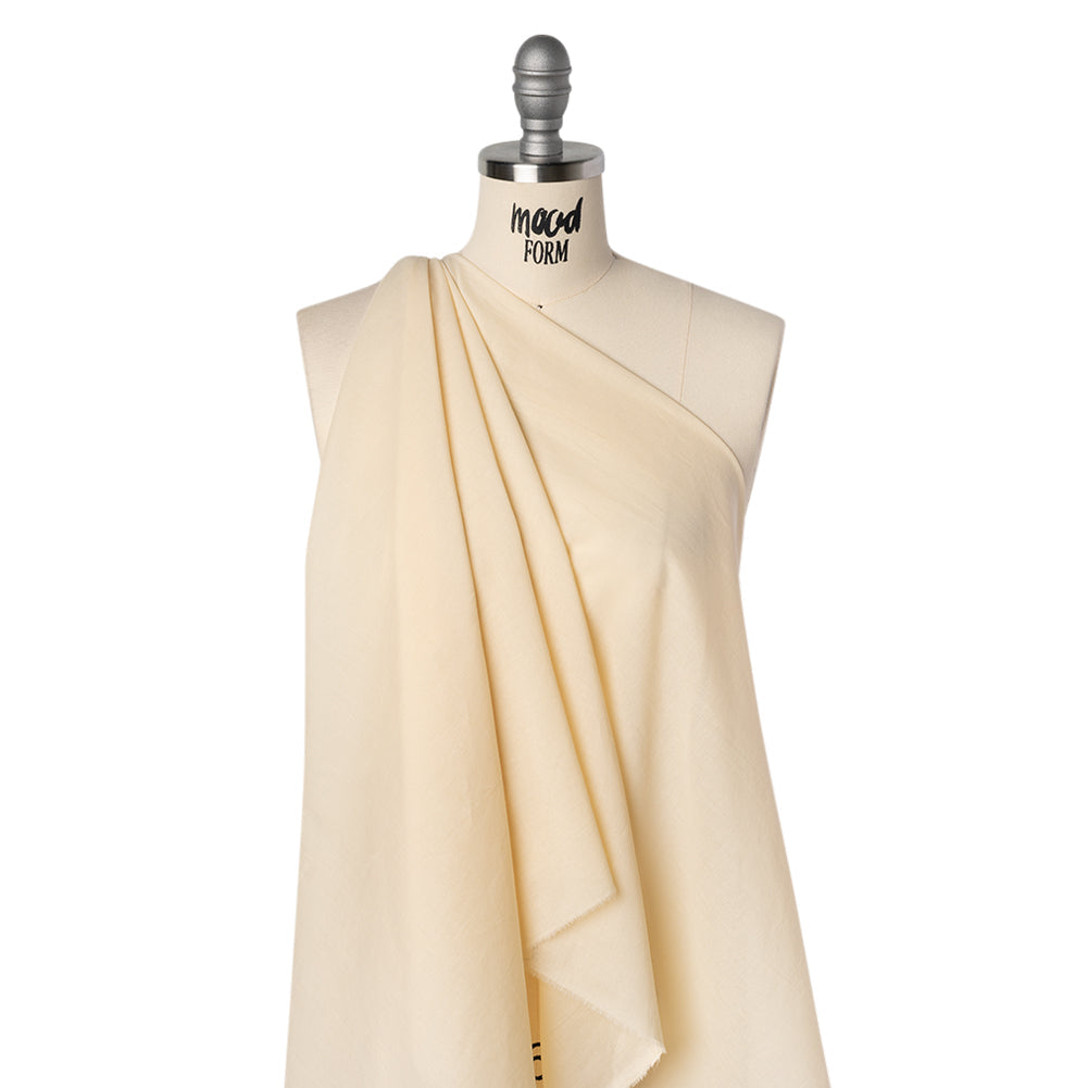 Cotton Voile Lining - Pale Citrus - Famous Australian Designer Deadstock