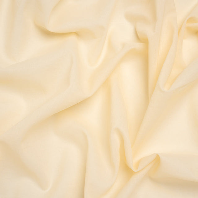 Cotton Voile Lining - Pale Citrus - Famous Australian Designer Deadstock
