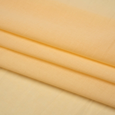 Cotton Voile Lining - Butter Yellow - Famous Australian Designer Deadstock