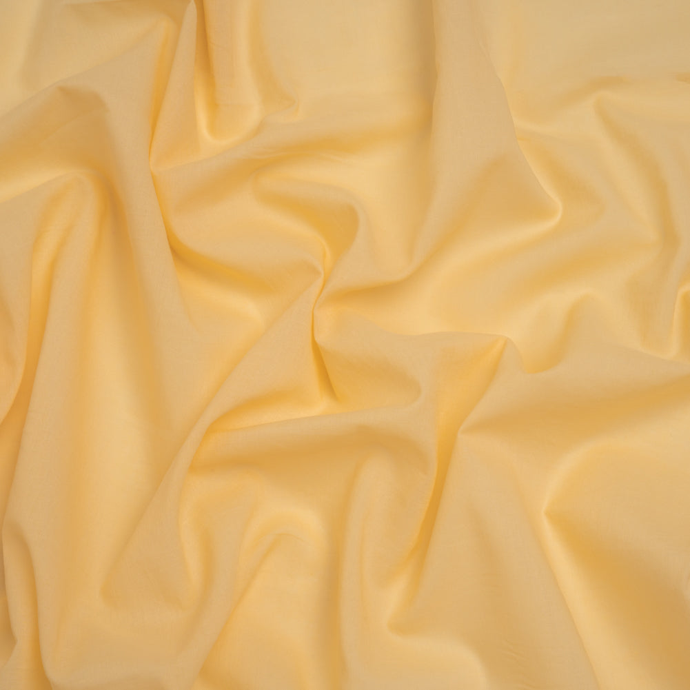 Cotton Voile Lining - Butter Yellow - Famous Australian Designer Deadstock