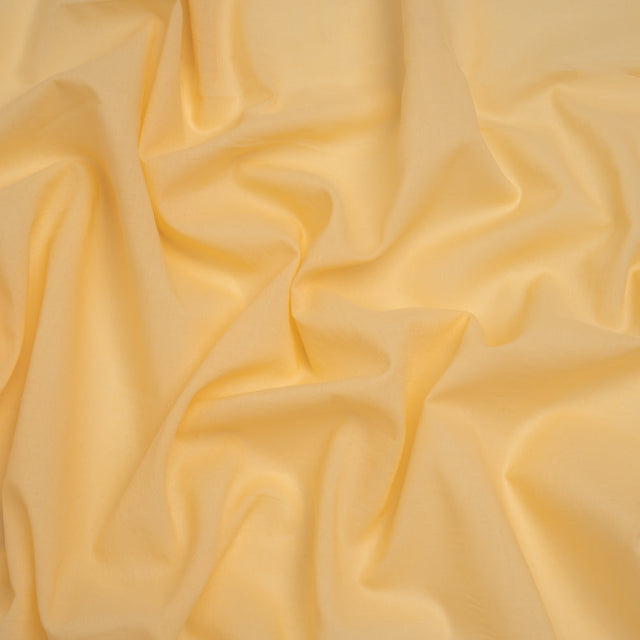 Cotton Voile Lining - Butter Yellow - Famous Australian Designer Deadstock