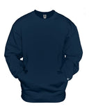 Badger Unisex Pocket Crewneck Sweatshirt