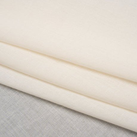 Cotton Voile Lining - Pearl White - Famous Australian Designer Deadstock