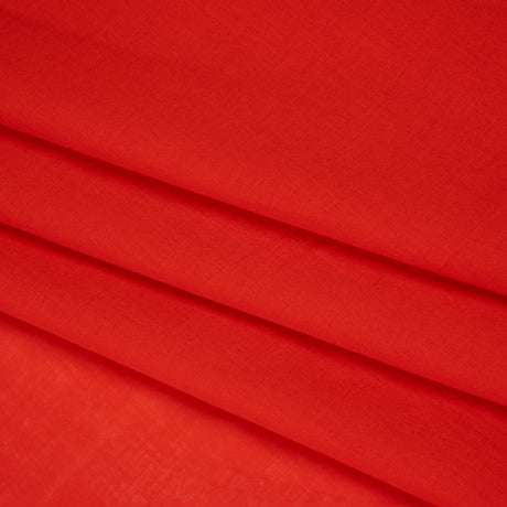 Cotton Voile Lining - Red - Famous Australian Designer Deadstock