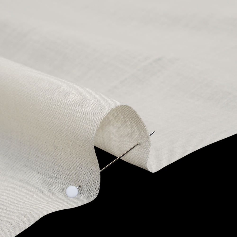 Cotton Voile Lining - Milk - Famous Australian Designer Deadstock