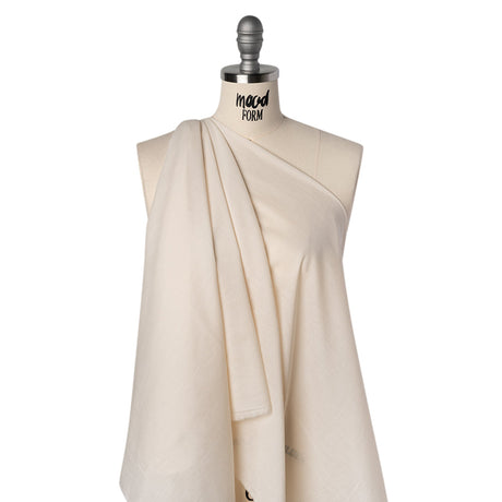 Cotton Voile Lining - Milk - Famous Australian Designer Deadstock