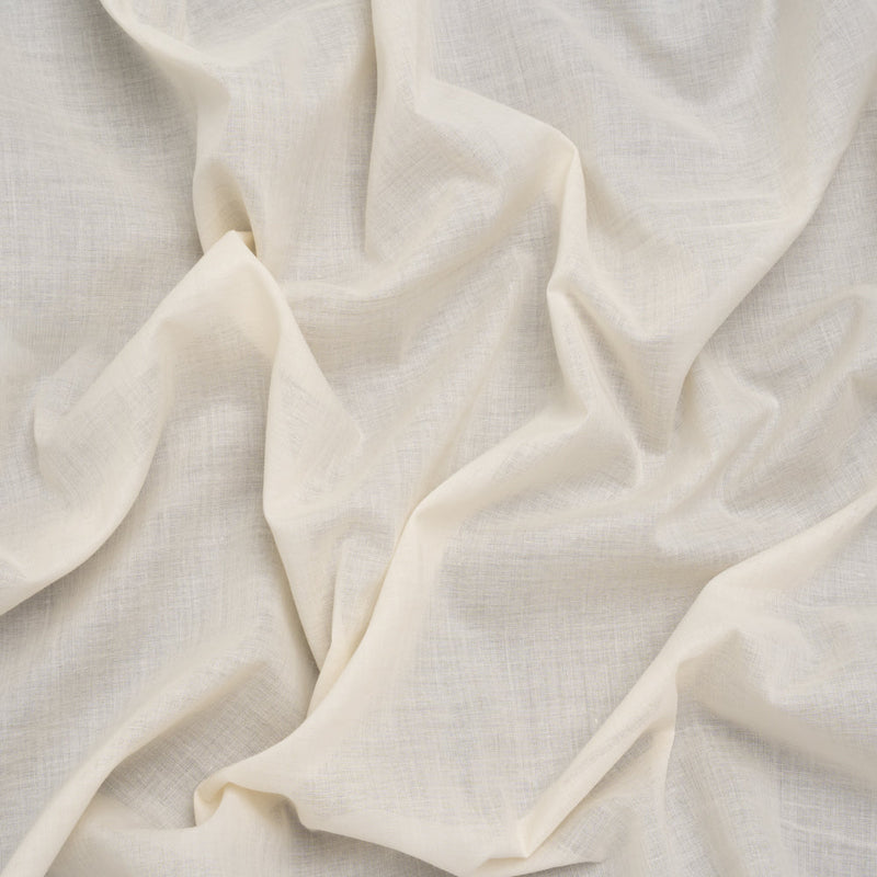 Cotton Voile Lining - Milk - Famous Australian Designer Deadstock