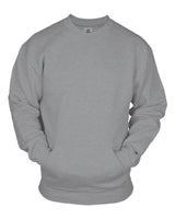 Badger Unisex Pocket Crewneck Sweatshirt