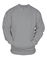 Badger Unisex Pocket Crewneck Sweatshirt