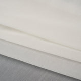 Cotton and Silk Voile - Pelican White - Famous Australian Designer Deadstock
