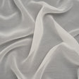 Cotton and Silk Voile - Pelican White - Famous Australian Designer Deadstock