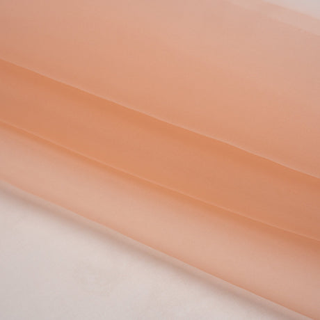 Silk Organza - Peach - Famous Australian Designer Deadstock