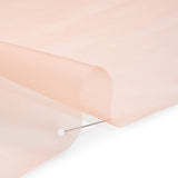 Silk Organza - Peach - Famous Australian Designer Deadstock