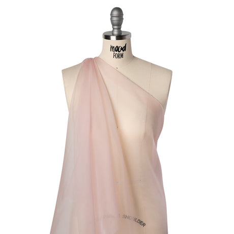Silk Organza - Pastel Pink - Famous Australian Designer Deadstock