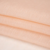 Silk and Linen Scrim - Peachy Pink - Famous Australian Designer Deadstock