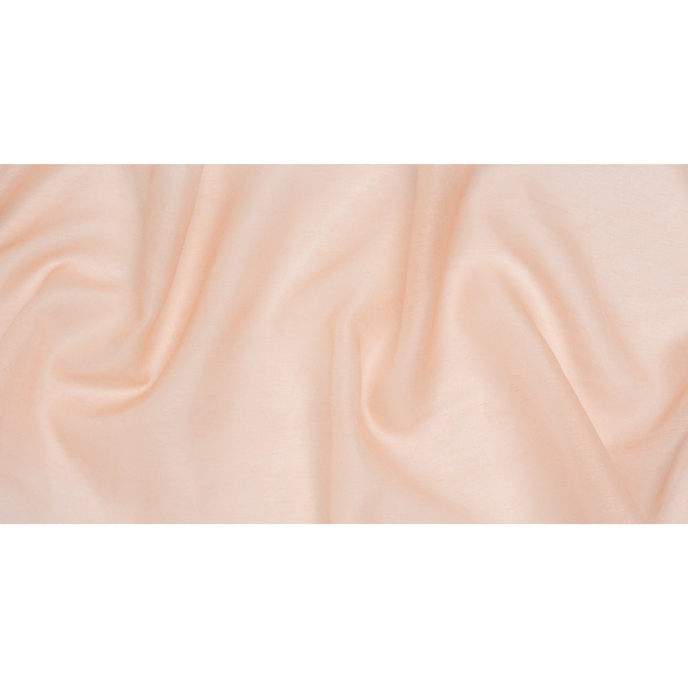 Silk and Linen Scrim - Peachy Pink - Famous Australian Designer Deadstock
