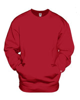Badger Unisex Pocket Crewneck Sweatshirt