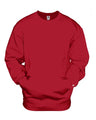 Badger Unisex Pocket Crewneck Sweatshirt