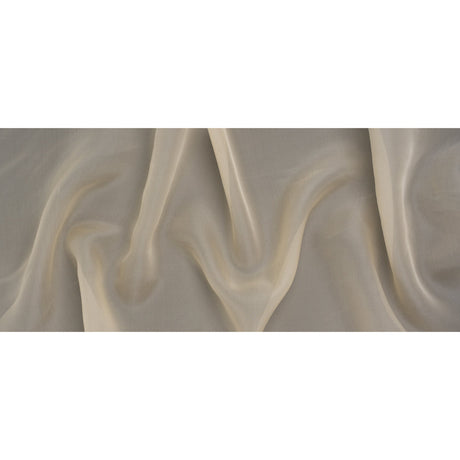 Silk Organza - Pale Beige - Famous Australian Designer Deadstock