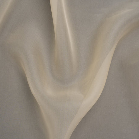 Silk Organza - Pale Beige - Famous Australian Designer Deadstock