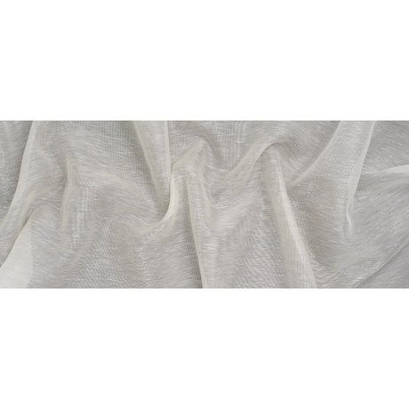 Silk and Linen Scrim - Ivory - Famous Australian Designer Deadstock