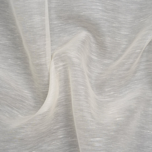 Silk and Linen Scrim - Ivory - Famous Australian Designer Deadstock