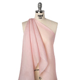 Silk and Linen Scrim - Pale Pink - Famous Australian Designer Deadstock
