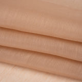 Silk and Linen Scrim - Dark Nude - Famous Australian Designer Deadstock