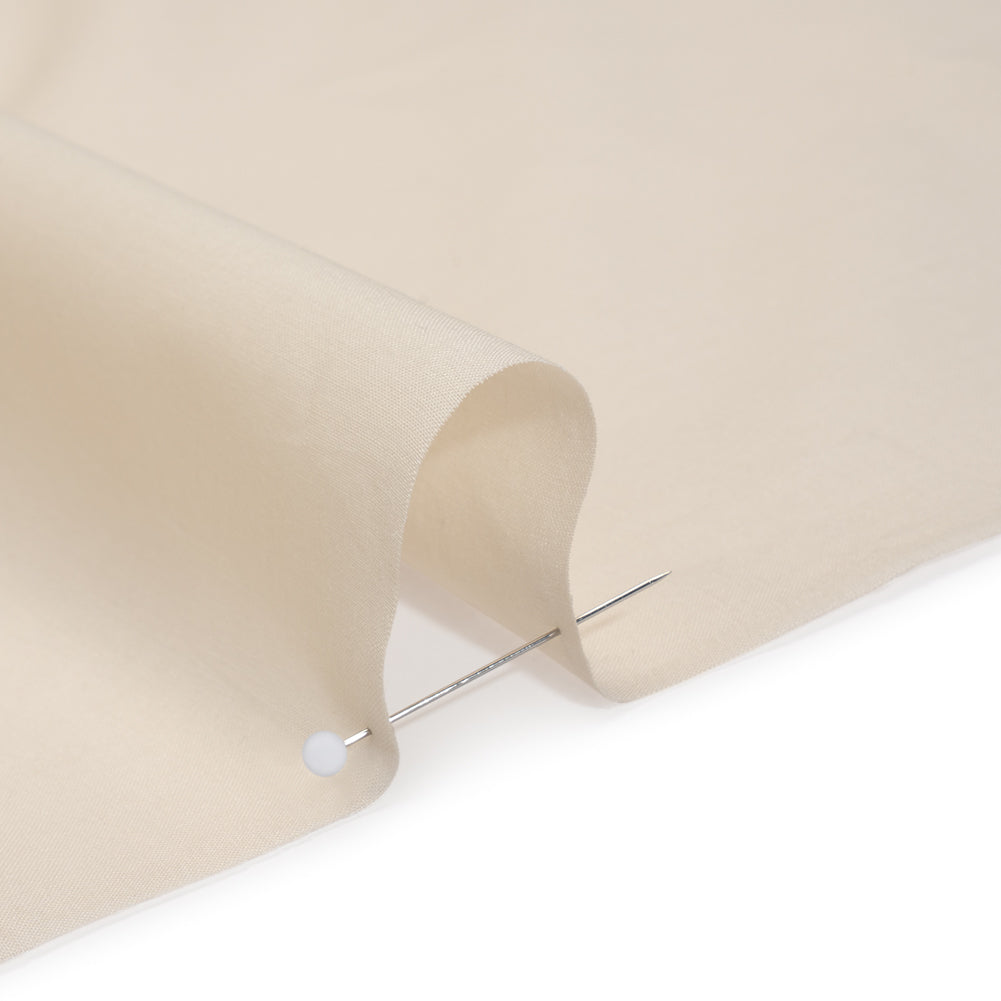 Cotton Voile Lining - Ecru - Famous Australian Designer Deadstock