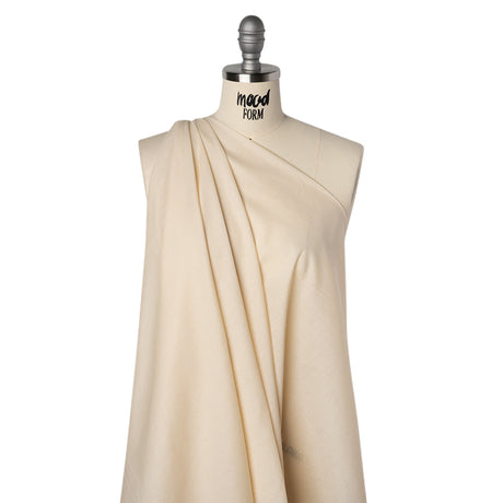 Cotton Voile Lining - Ecru - Famous Australian Designer Deadstock