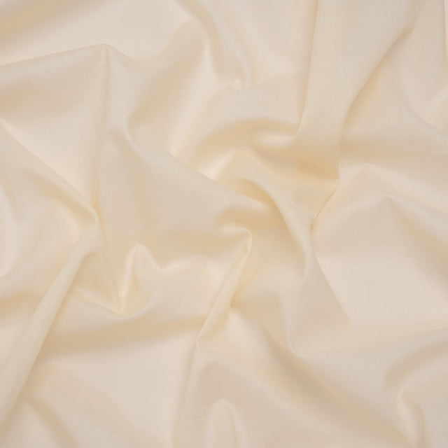 Cotton Voile Lining - Ecru - Famous Australian Designer Deadstock