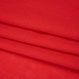 Plain Dyed Lightweight Linen Woven - Flaming Coral - Famous Australian Designer Deadstock