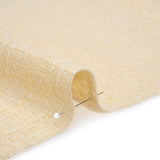 Cotton and Viscose Blend Tweed Woven - Ecru - Famous Australian Designer Deadstock