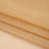 Linen and Silk Organza - Sandy Beige - Famous Australian Designer Deadstock