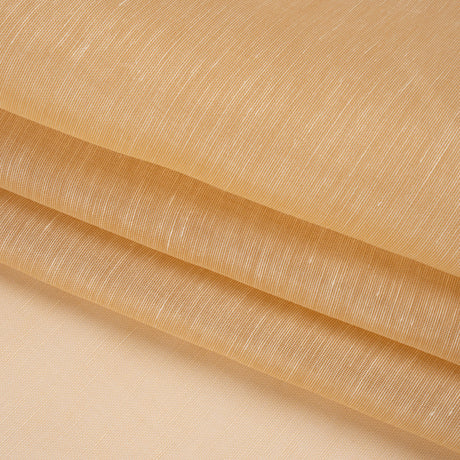 Linen and Silk Organza - Sandy Beige - Famous Australian Designer Deadstock