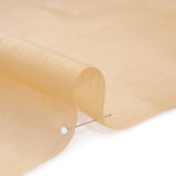 Linen and Silk Organza - Sandy Beige - Famous Australian Designer Deadstock