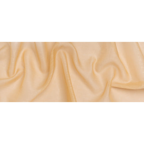 Linen and Silk Organza - Sandy Beige - Famous Australian Designer Deadstock