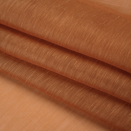 Linen and Silk Organza - Sienna - Famous Australian Designer Deadstock
